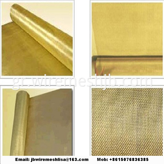 Phosphor Bronze/Red Copper/Brass Wire Mesh